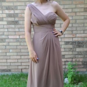 One Shoulder Bridesmaid Dress